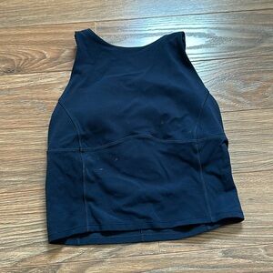 Lululemon key to balance tank size 4 in navy blue